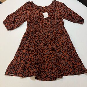 Cheetah Print Dress